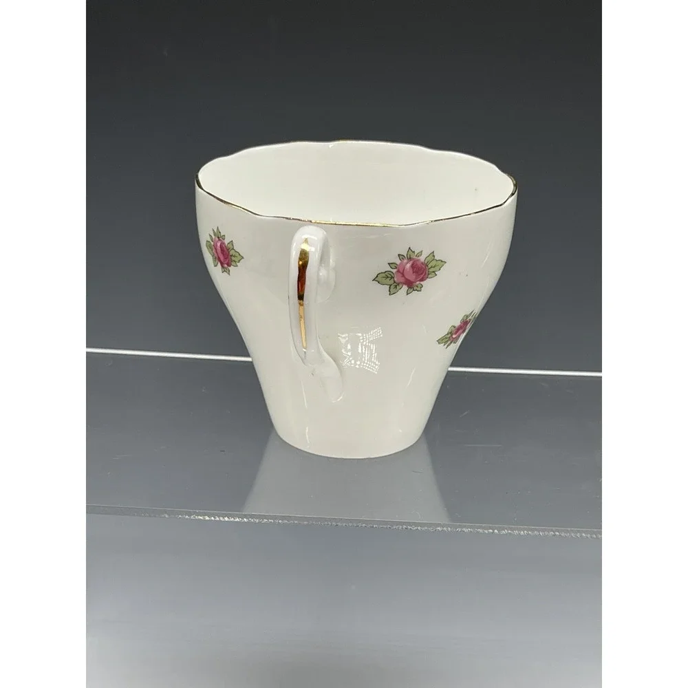 Vintage Adderley Bone China England Tea Cup‎ Teacup 1789 Floral S2